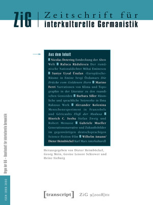 cover image of Zeitschrift für interkulturelle Germanistik
